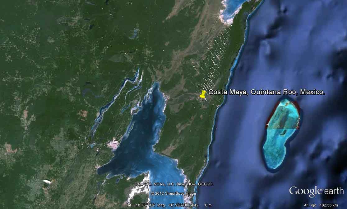 Costa Maya, Quintana Roo, Mexico - Mérida 🗺️ Foro Google Earth para Viajar