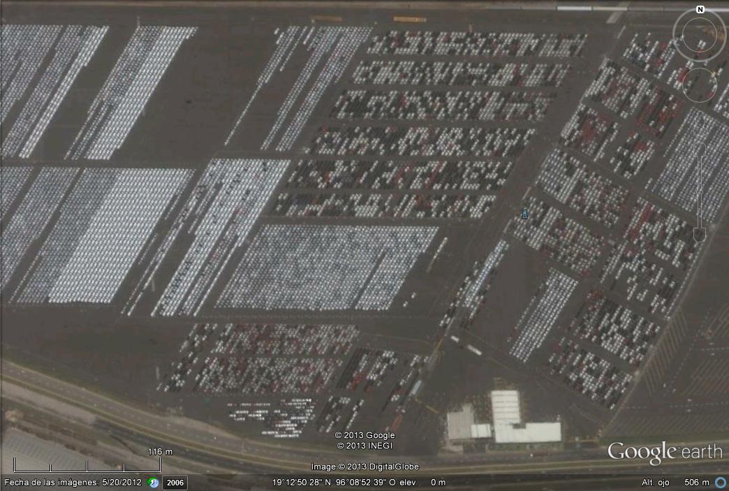 Vehiculos esperando en el CPV de Veracruz 1 - Tractores Volgogrado - Stalingrado 🗺️ Foro General de Google Earth