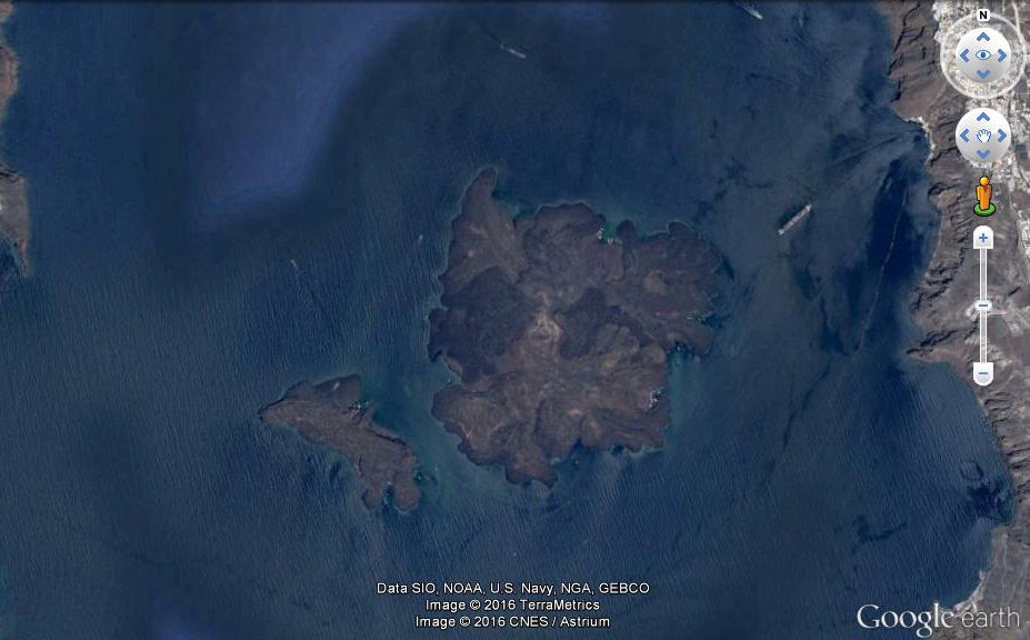 Crater en el Mediterraneo - Golden-Rock, Myanmar 🗺️ Foro General de Google Earth