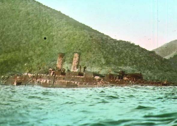 Crucero Vizcaya, hundido en 1898 en Santiago de Cuba 🗺️ Foro General de Google Earth