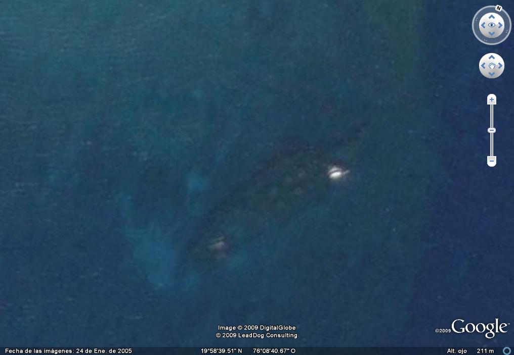 Crucero Vizcaya, hundido en 1898 en Santiago de Cuba 1 - Barco hundido en Tutoia, Brasil 🗺️ Foro General de Google Earth