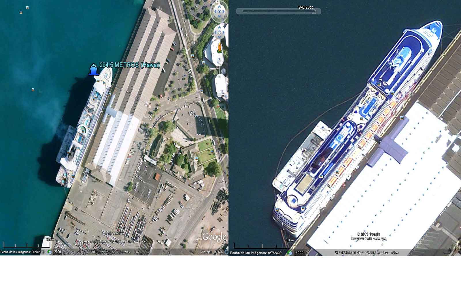 Actualizacion de las imagenes en Google Earth 1