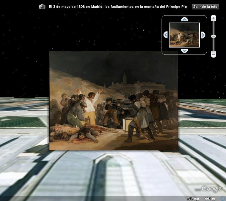 Cuadro en Alta Resolución, primera vista en Google Earth - Cuadros del Museo del Prado - Acceso con Google Earth