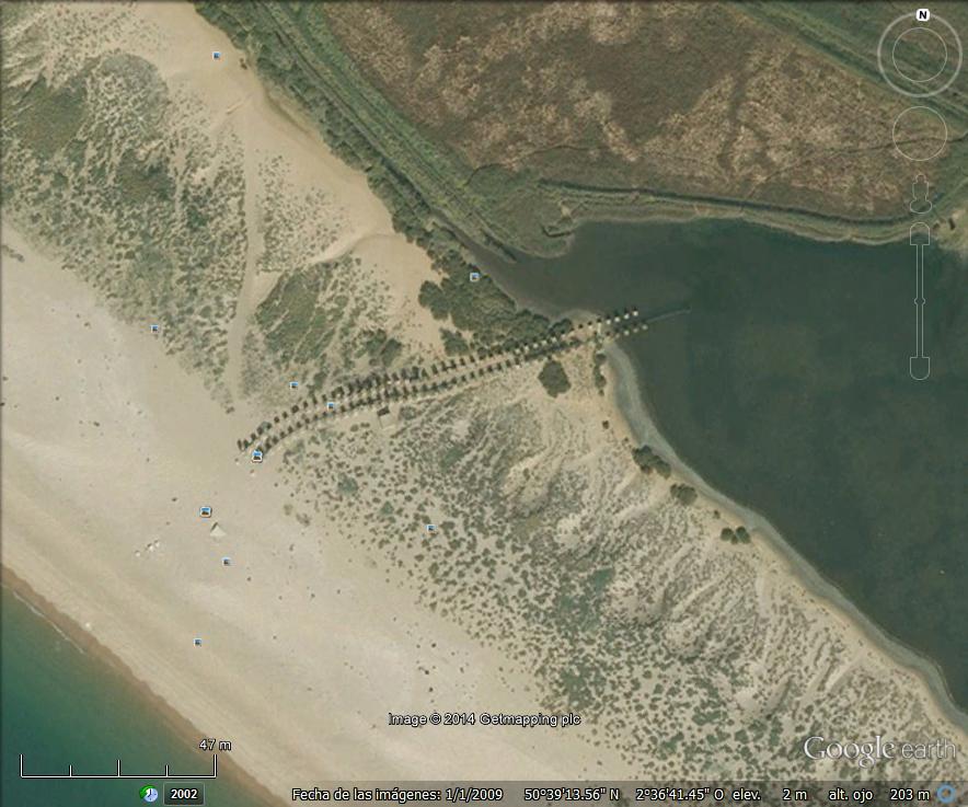 Abbotsbury  Cubos antitanque Chesil Beach 1 - Bunkeres para misiles en Dhafra 🗺️ Foro Belico y Militar