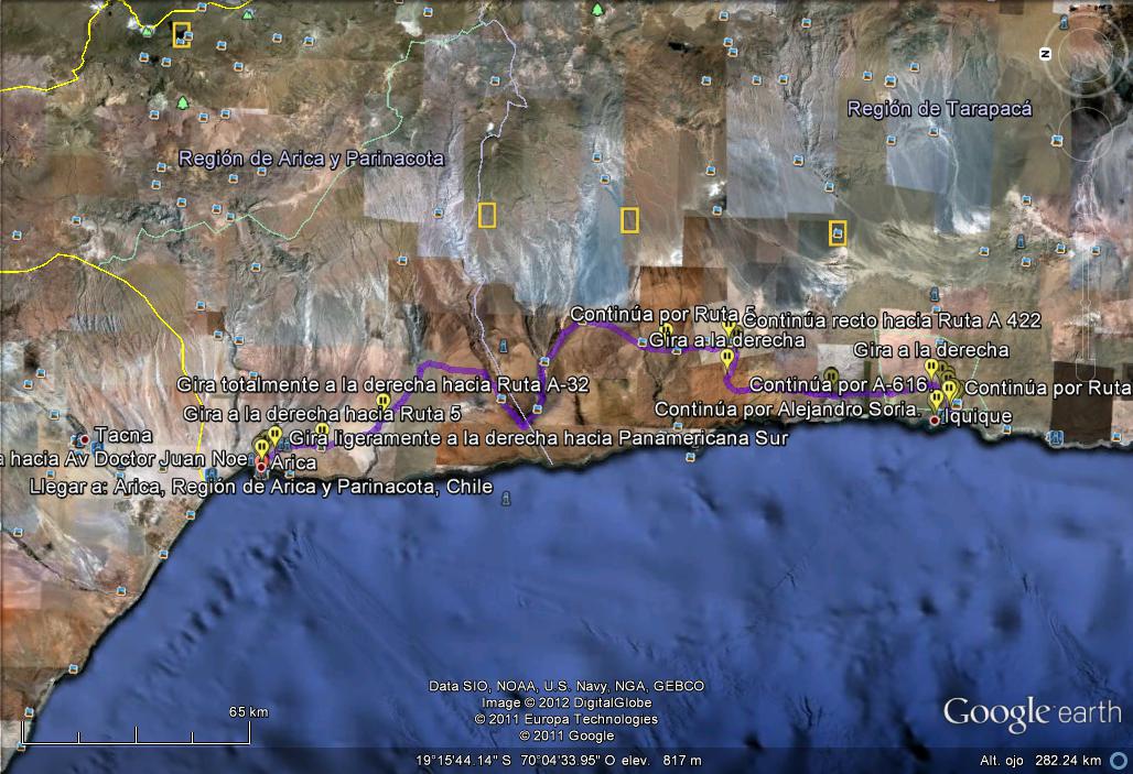 10 etapa del Dakar 2012: Iquique - Arica 1