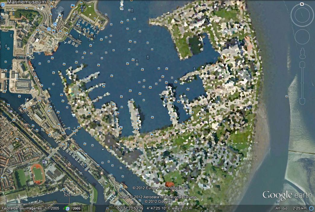 Puerto de Den Helder - Base naval pixelada 1 - Sitios censurados o pixelados 🗺️ Foro General de Google Earth