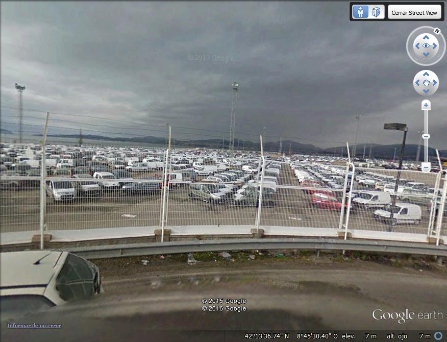 Deposito de vehículos zona franca de Vigo en Streetview 0 - Vehiculos esperando en el CPV de Veracruz 🗺️ Foro General de Google Earth