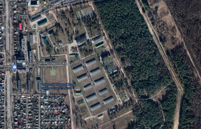 Base Militar y Deposito de tanques en Gomel, Bielorrusia 2