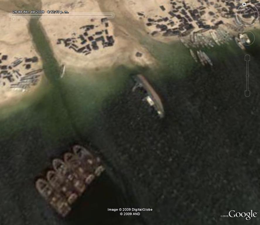 Desguace Barcos en Nouadhibou -Mauritania - Barcos Fantasma 🗺️ Foro General de Google Earth