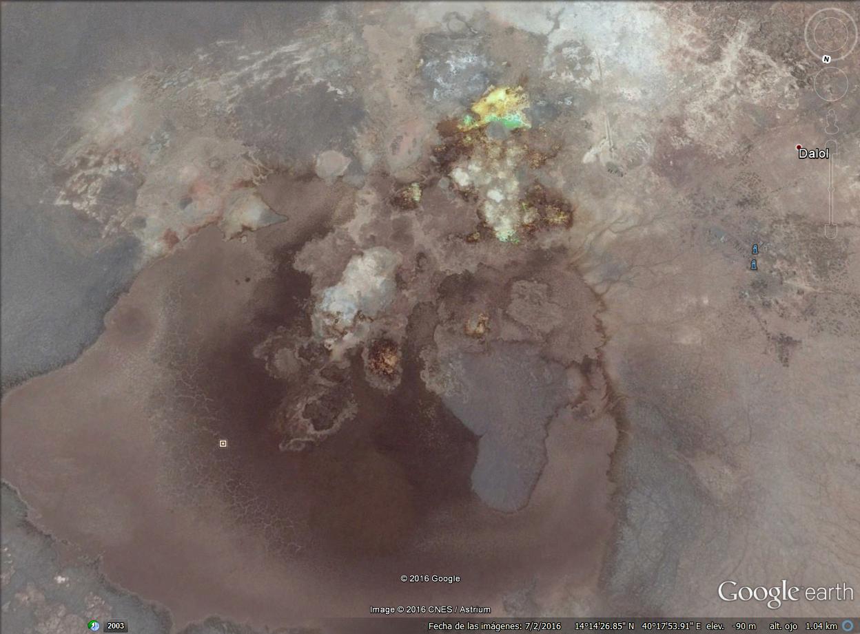 Desierto del Danakil  (Crater de Dallol) - Etiopia 0 - Lago Maracaibo y Relampago de Catatumbo 🗺️ Foro General de Google Earth