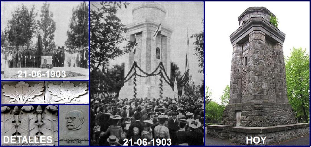 Columna Bismarck en Rengsdorf - Rheinland-Pfalz Alemania 0 - LOCALIZACION DE LAS TORRES DE BISMARCK