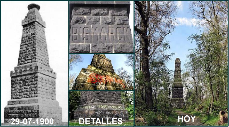 Columna de Bismarck de Essen-Kray Nordrhein Westfalen 0 - Torre de Bismarck en Porta Westfalica Alemania 🗺️ Foro de Historia