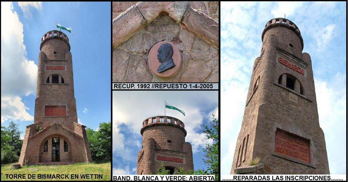 TORRE DE BISMARCK EN WETTIN  SACHSEN-ANHALT ALEMANIA 0