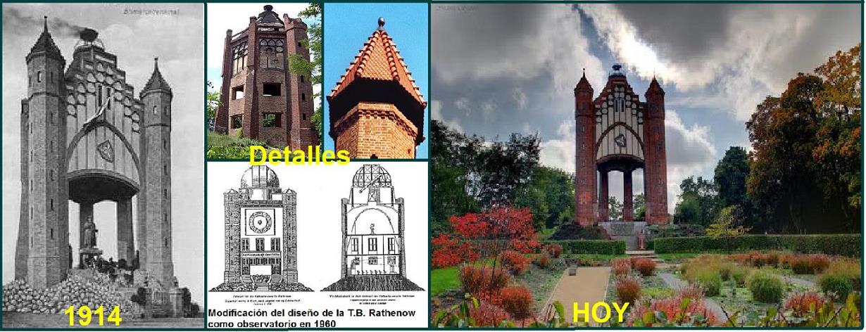 Torre Bismarck en Rathenow Brandenburg 0 - Columna de Bismarck en Marburg – Hessen 🗺️ Foro de Historia