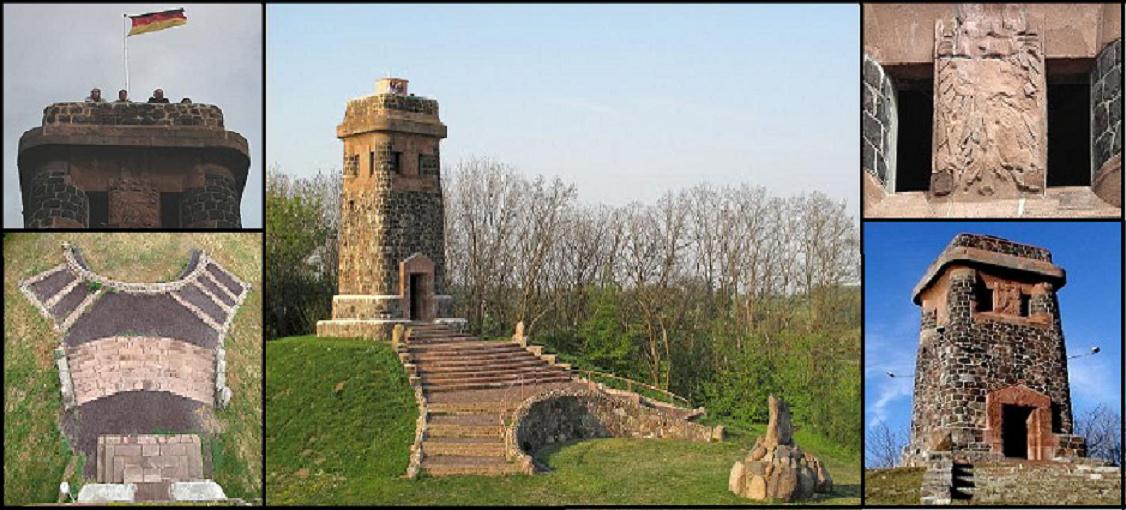 Torre de Bismarck en Schnarsleben Sachsen Anhalt Alemania 0 - Columna Bismarck en Friedrichsruh Schleswing-Holstein 🗺️ Foro de Historia