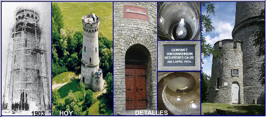 Torre de Bismarck en Calbe Saale Sachsen Anhalt Alemania 0