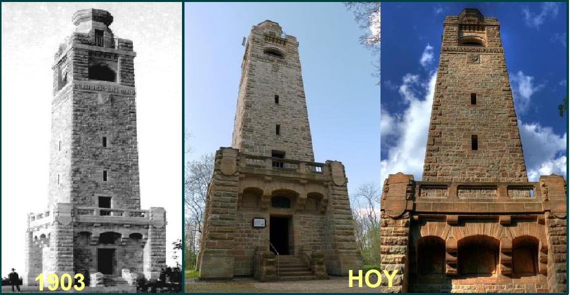 Torre Bismarck en Eschwege - Hessen 0 - Columna de Bismarck de Greifswald Vorpommern 🗺️ Foro de Historia