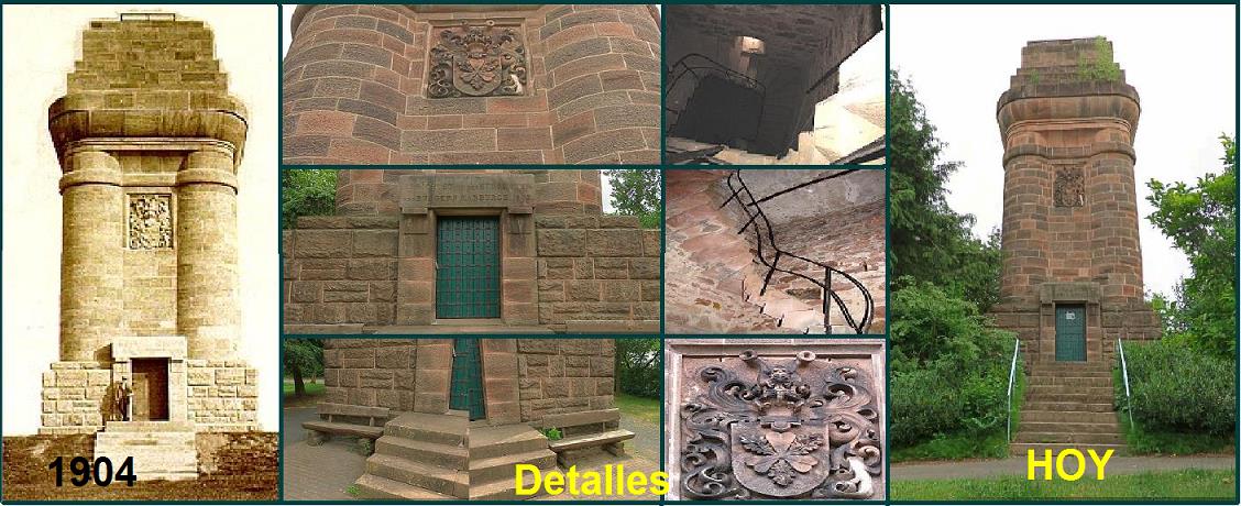 Columna de Bismarck en Marburg – Hessen 0 - Torre de Bismarck en Bad Rothenfelder Niedersachsen 🗺️ Foro de Historia