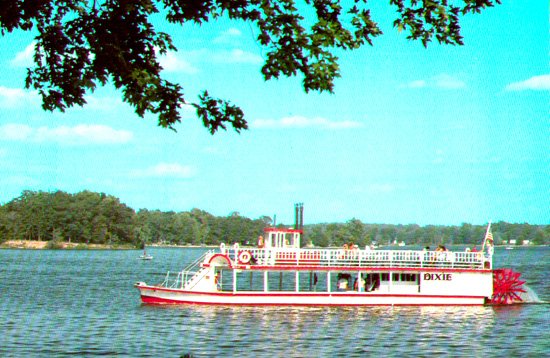 Dixie Boat Paddle Steamer, USA 0 - Barcos Rueda de Paleta o Vapor de ruedas