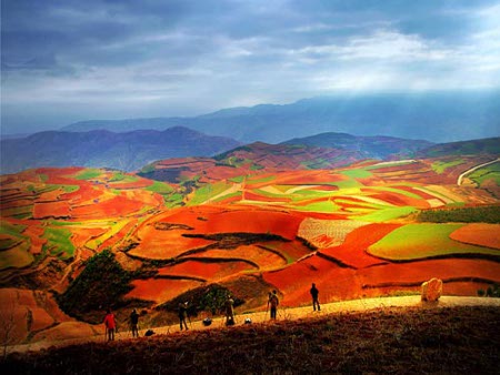 La tierra roja de Dongchuan, Yunnan, China 1