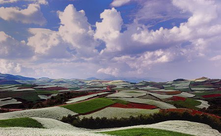 La tierra roja de Dongchuan, Yunnan, China 2