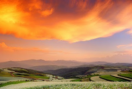 La tierra roja de Dongchuan, Yunnan, China 1