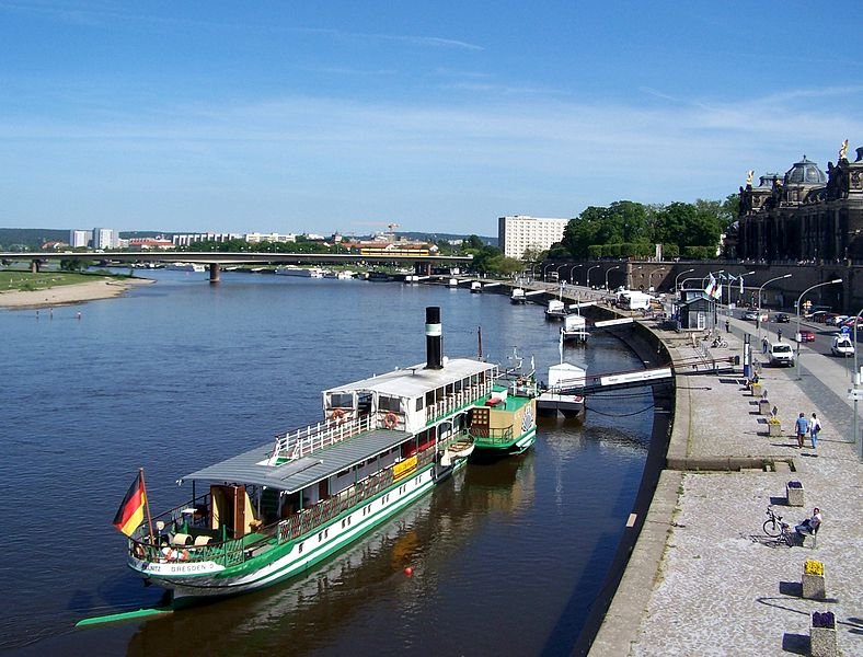 Dresden, Paddle Steamer, Alemania 0 - Barcos Rueda de Paleta o Vapor de ruedas