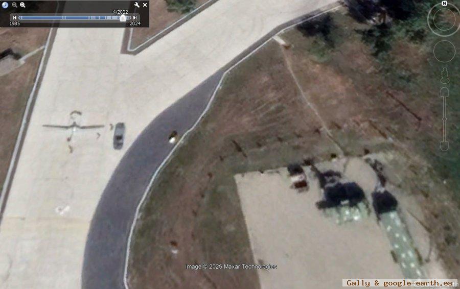Dron Bayraktar TB2, PAF Murid Air Base, Pakistán 1 - UAV, Drones: Aviones no tripulados cazados con Google Earth