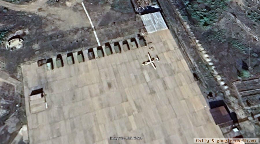 DRON Forpost-R UCAV en Rusia 1 - UAV, Drones: Aviones no tripulados cazados con Google Earth