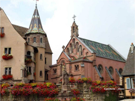 Eguisheim, Alsacia, Francia 1