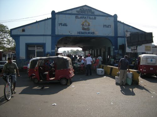 Frontera con Honduras - Pasos fronterizos por carretera