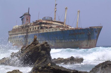 El barco fantasma de Fuerteventura 1 - Barcos hundidos en Chernóbil 🗺️ Foro General de Google Earth