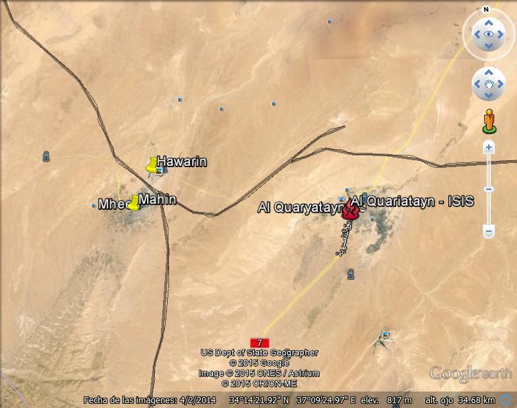 Avances del ejercito Sirio en el corredor de Homs 1