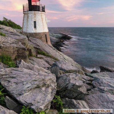 El Faro de Castle Hill, Newport, Rhode Island, EE. UU. 0