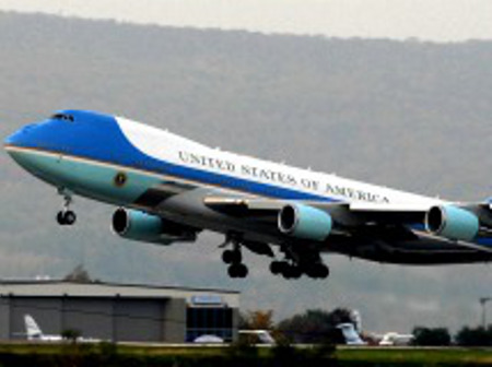 El hangar del Air Force One, Andrews, Washington, EEUU 0