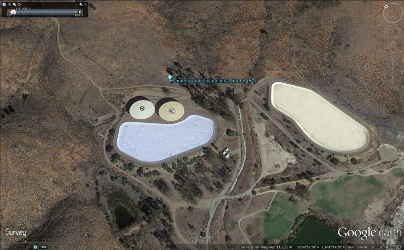 Monstruo de las Galletas visto con Google Earth 0