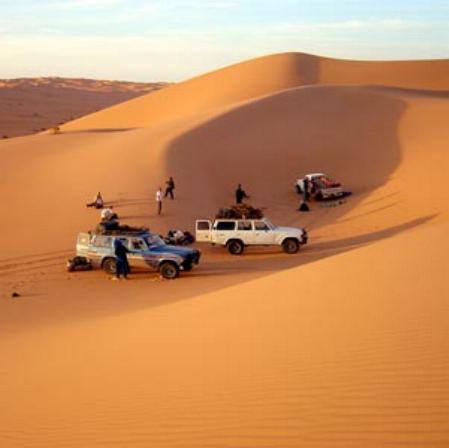 Carretera borrada por la arena del Desierto del Sahara 🗺️ Foro África 0