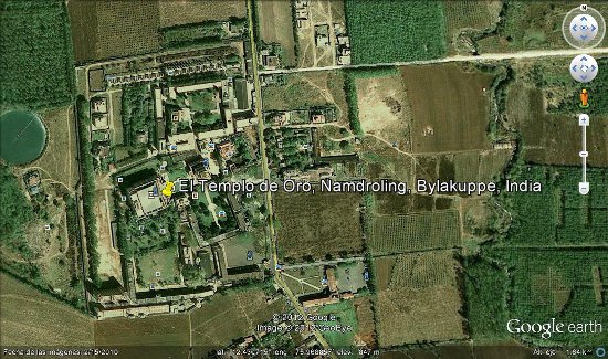 El Templo de Oro, Namdroling, Bylakuppe, India 🗺️ Foros de Google Earth y Maps 2