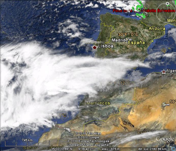 Tormenta sobre Canarias 29-11-2010