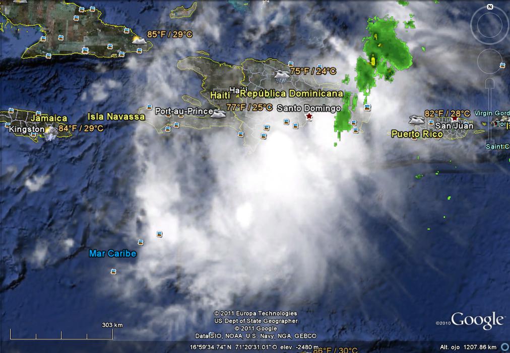 Tormenta tropical Emily - Meteorologia en tiempo real - Clima