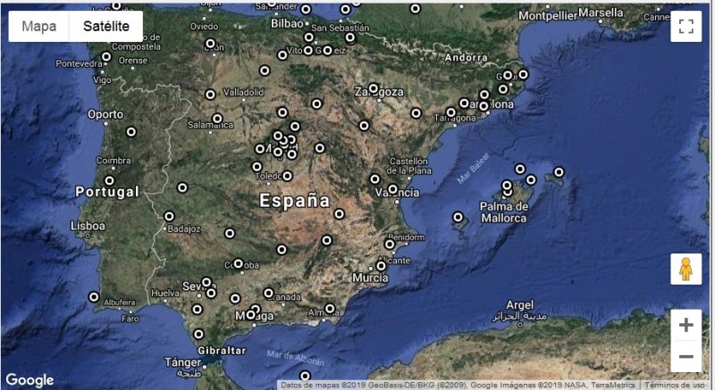 Estaciones VOR en España - Radioayudas para navegación aérea 0