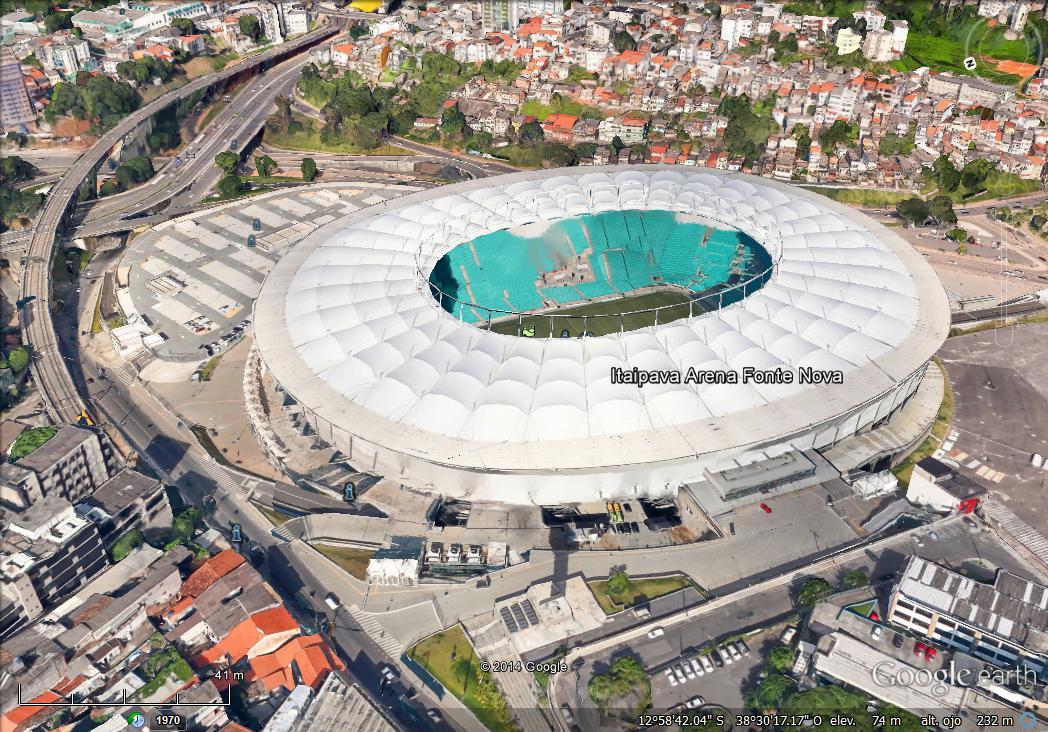 Estadio Fonte Nova - Salvador de Bahia 1 - Estadios del Mundial de Futbol Brasil 2014