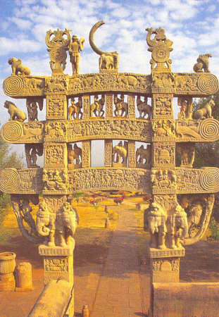 Gran Estupa Sanchi, Madya Pradesh, India 0