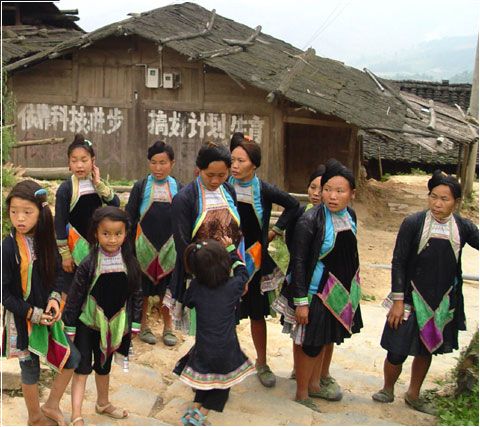 Ethnia Miao, Basha, Guizhou, China 0