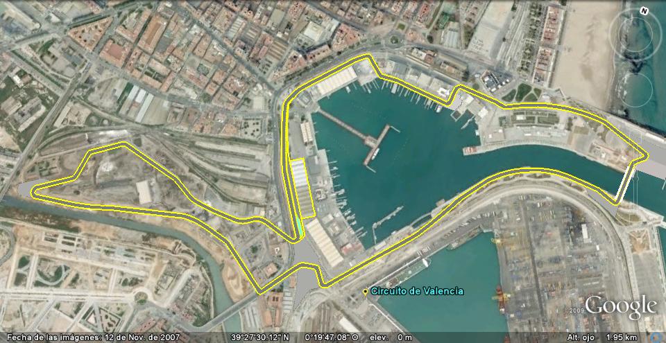 Circuito Valencia - Circuitos Calendario Fórmula 1 2010 🗺️ Foro Deportes y Aficiones