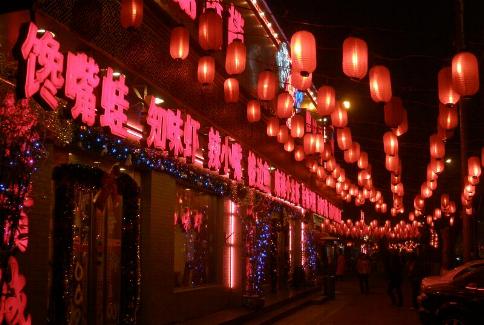 Linternas rojas, calle Guijie, Beijing, China 🗺️ Foro China, el Tíbet y Taiwán 0