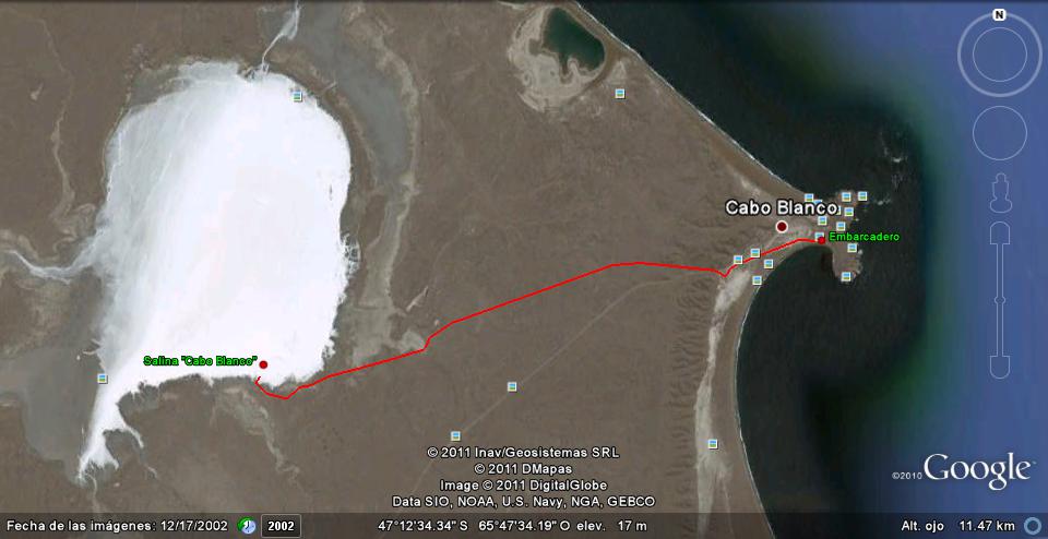 FCB - FERROCARRIL SALINERO DE CABO BLANCO -PATAGONIA ARGENTINA 🗺️ Foro Google Earth para Viajar