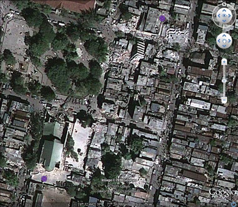 Google Earth actualiza imagenes Haiti despues de Terremoto 1