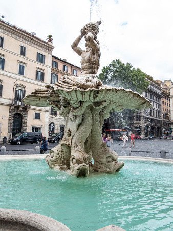 Fontana del Tritone, Rione XVI Ludovisi, Roma, Italia 1