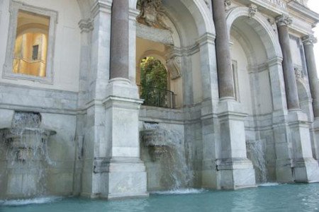 Fontana dell'Acqua Paola, Roma, Italia 🗺️ Foro Europa 1